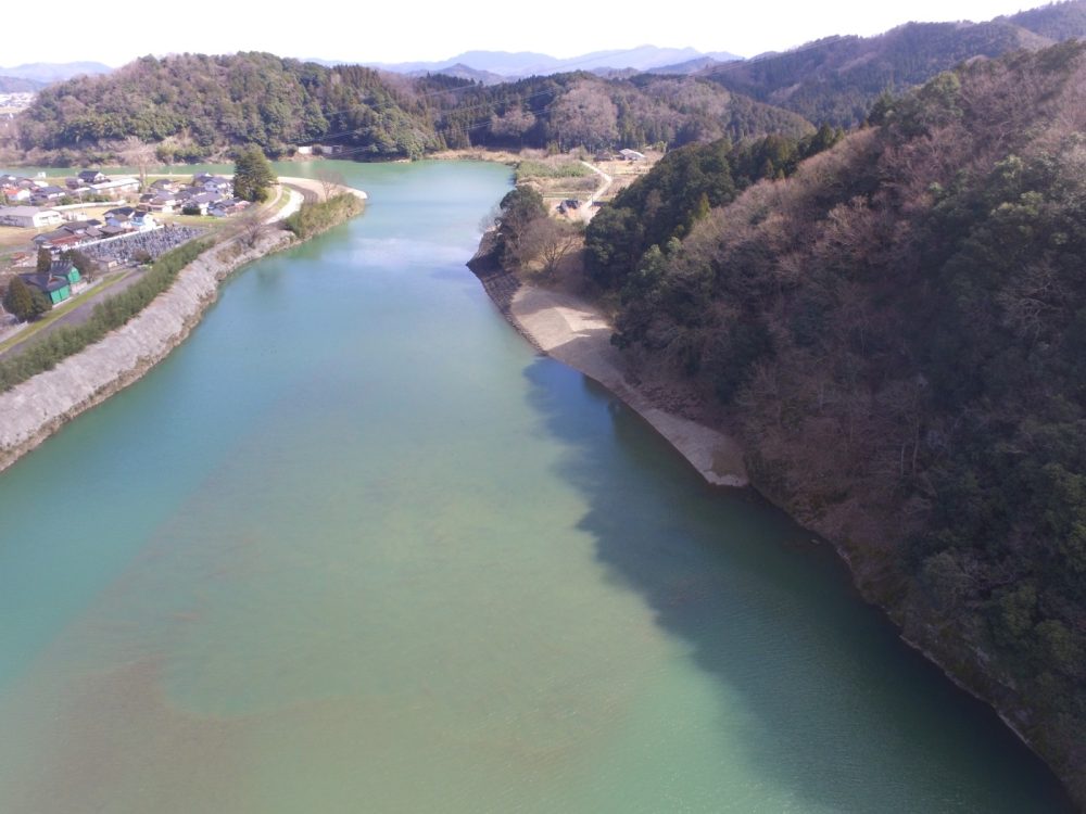 円山川鶴岡地区河道掘削工事